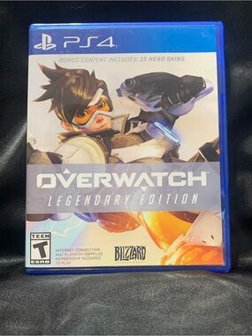 OVERWATCH Legendary Edition PS4 Video Game Rated T EUC